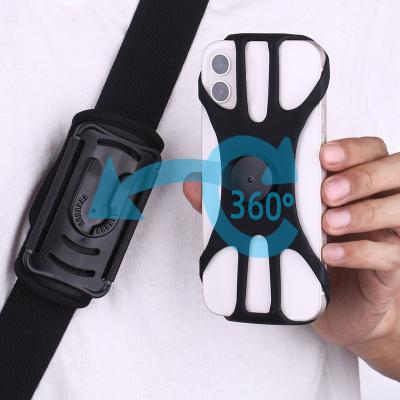 China 2022 New Patent Smartphone Strap Detachable Mobile Phone Holder Backpack Strap Pouch for sale