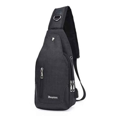 China Outdoor hot selling amazon style sling backpack men canvas sling bag for teenagers with factory price for sale