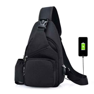 China Outdoor factory best USB sling messenger chest bag high quality filling utility bag with cheapest price for sale