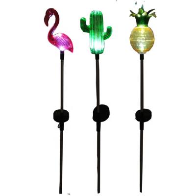 China LANDSCAPE Solar Garden Light Solar Lawn Light for Outdoor Pineapple Flamingo Cactus LED Solar Light for Patio for sale