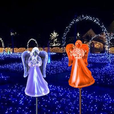 China LANDSCAPE Solar Garden Light Solar Lawn Light for Outdoor Solar Angel with Colorful LED Light for sale