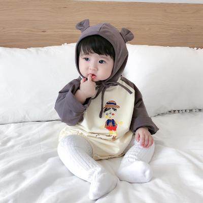 China Spring Long Sleeve Insci Toddler Sweater Casual Korean Infant Baby Jumpsuit Cartoon Romper Kid's Clothing for sale