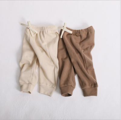 China Color Fade Proof Baby Soft Long Pants Boys Fashionable Casual Pants Loose Western Style Bottom-Enlarged Pants for sale