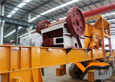 China High Capacity Mobile Crusher Station Rock Portable Crusher Plant 182kw Power for sale