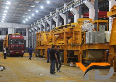 China High Capacity Mobile Crusher Station Portable Crusher Plant One Year Warranty for sale