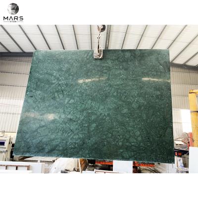 China India Verde Modern High Quality Green Marble Stone Slab Tiles For Wall Best Green Marble Stone for sale