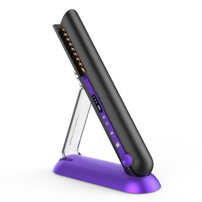 China New Hotel Usb Rechargeable Cordless Steam Hair Straightener/Hair Straightener Flat Iron for sale