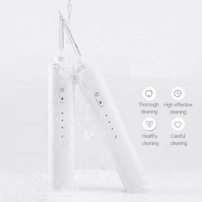 China Ipx7 Portable Rechargeable Electric Outdoor Oral and Dental Cordless Inductive Flosser Tooth Irrigator Fill Water for sale