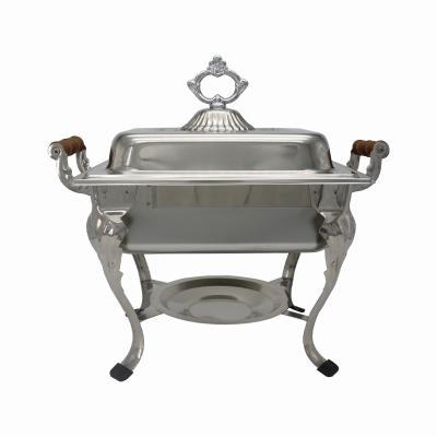 China Durable Manufacturer Supply Good Quality Modern Classic Square Crown Small Chafing Plate ANG for sale