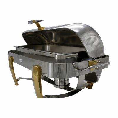 China Hot Sale Hot Sale Rolling Dish Buffet Restaruant Maker Catering Teasing Warmers Hot Plate Chafing Dish for sale