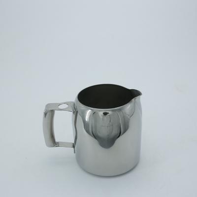 China Sustainable 350ml Creamer Cup Stainless Steel Milk Frothing Pitcher Jug for sale