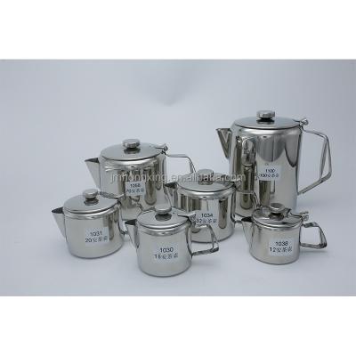 China Factory direct sale modern high quality stainless steel mini teapot viable silver pot for sale