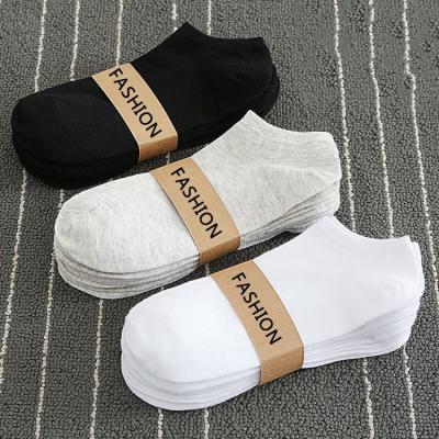 China Wholesale QUICK DRY Men's Cotton Hosiery Solid Color Breathable Abbreviated Casual Social Socks Low Top Unisex Socks for sale