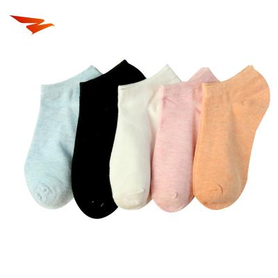 China Fashion Antibacterial Custom High Quality Women White Ankle Socks for sale