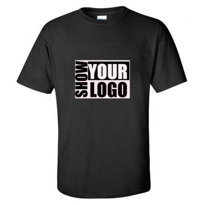 China Wholesale High Quality Anti Shrink Cotton T-shirts 100% Custom Logo Printed Mens T-shirts for sale