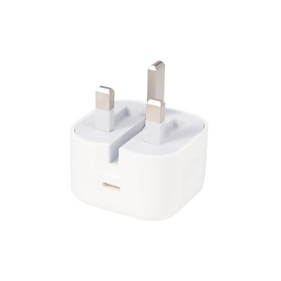 China UK Type-c Universal USB Wall Charger Fast Charger 3.0 Charger Plug Palladium 18w USB-c Type c Adapter for sale