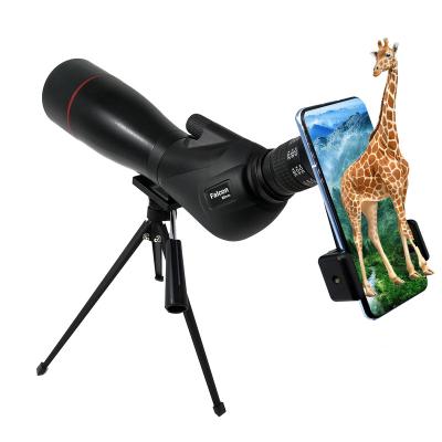 China Long Range Bird Spotting Scopes 2000 Yards Spotter Scope 20-60x80 Fished Range With Phone Adapter Tripod For Adults TFS268K3 for sale