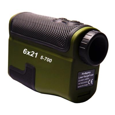 China SECOZOOM Military Distance Laser 6x25 Rangefinder Measuring Binoculars For Golfing Hunting for sale