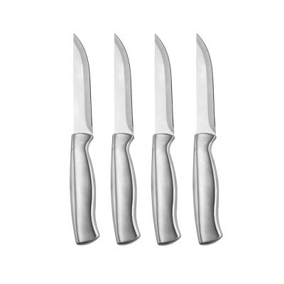 China Hot Selling Modern 4 Pcs Steak Bread Stainless Steel Chef Knife Set Viable With 3Cr13 Handle for sale