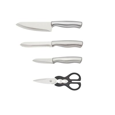 China Sustainable Professional Kitchen Accessories Forged Kitchen Knives Set With Block for sale