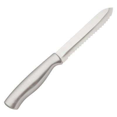 China Sustainable Factory Hot Selling Stainless Steel Kitchen Serrated Serving Knife for sale