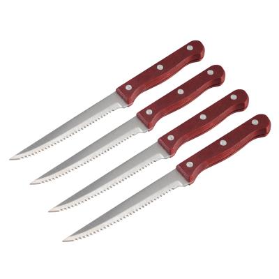 China 2022 Viable Factory Hot Sale Steak Knife Set 4pcs Steak Knife Set for sale