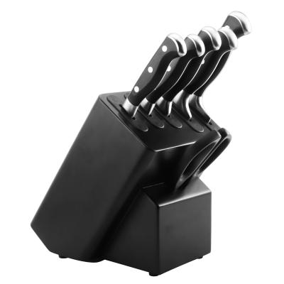 China Sustainable Innovative Stainless Steel Kitchen Knife Set With Knife Block Kitchen Knife Set for sale