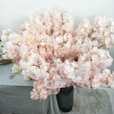 China Contact Natural High Quality Giant White Cherry Blossom Artificial Flower Silk Supplier for sale