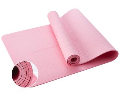 China Anti Slip Durable Washable Waterproof Custom Round Recycled Non Slip Certified Yoga Mat Manufacturer for sale