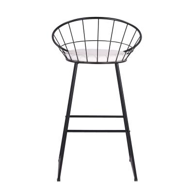 China Metal Barstool Back Cheap Bar Stool Sturdy And Durable Good Quality Metal Barstools High In Stock for sale