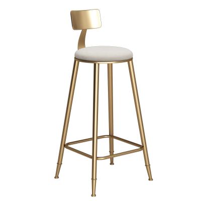 China Modern Velvet Upholstery Foldable Dining Bar Stool High Bar Chair For Party Event Club for sale