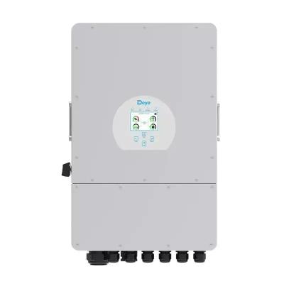 China Solor Inverters 12kw Wall Mounted Hybrid Three Phase Grid-tie Inverter Solor Deye Solar Inverter With Battery for sale