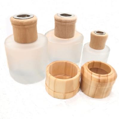 China High quality non-refillable hot sale perfume wooden cover for sale