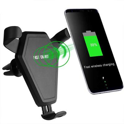 China Mobile Phone Amazon Hot Selling Fast Charger Phone Holder With Wireless Charger Wireless Stand For Samsung for sale