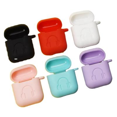 China Stylish Wireless Earphone Case Earphone Protective Silicone Rubber Cover For Airpod for sale