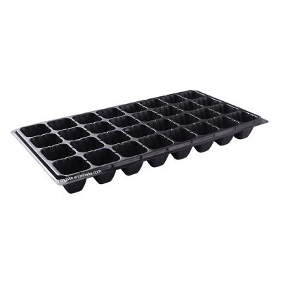 China Eco - Friendly Seed Planting 28 32 50 72 98 105 200 Cell Plastic PS Seed Starting Grow Germination Tray For Greenhouse Vegetable Nursery for sale