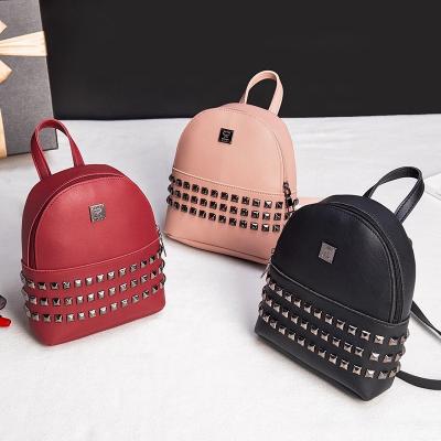 China Mini Backpack Ladies Cute Multifunctional Fashion Women Small PU Leather Backpack For Teenage Girls for sale