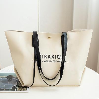 China 2022 Wholesale Fashion Luxury Fashion Ladies Solid Color PU Leather Handbags Women Handbags for sale