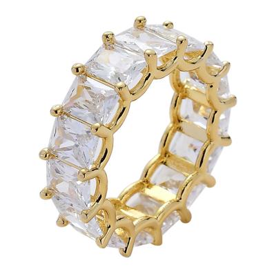 China TRENDY Hip Hop Ring For Men Stylish Star Zircon Ring Rapper Fashion Accessories for sale