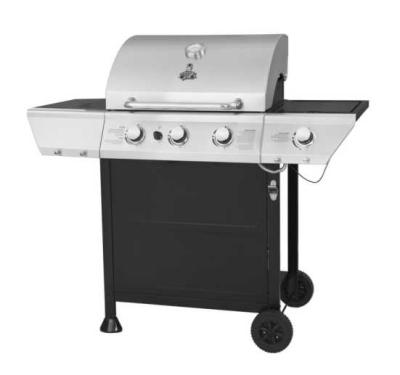 China Adjustable Size Wholesales Good Reputation Black Powder Coating Easily Assembled Gas Barbecue Grill For Cooking for sale