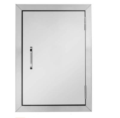 China Corrosion Resistance Built In Island Component Outdoor Barbecue Single Access Door for sale