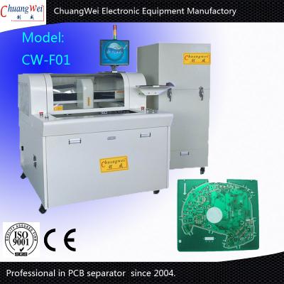 China 0.001mm Präzision PWB-Router-Maschine PWB Depaneling mit Doppelbetrieb-Tabelle zu verkaufen