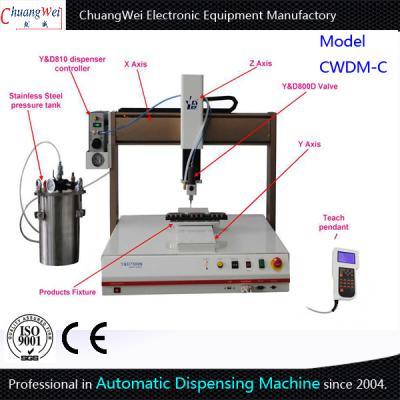 China Dispensador adhesivo de dispensación automatizado de la máquina con la programación fácil del tanque en venta