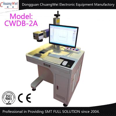 China QC-code pcb-markeringslasermachine gemakkelijk te bedienen zonder vervuiling Te koop