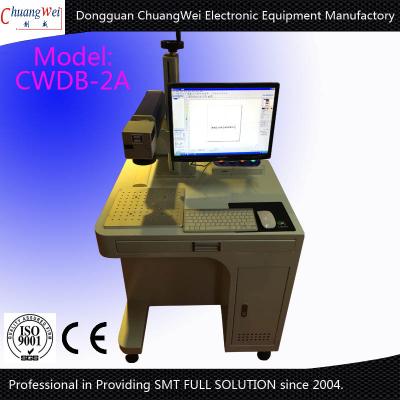 China Máquina de etiquetas do PWB do laser para o metal de aço inoxidável e do automóvel dos encaixes à venda