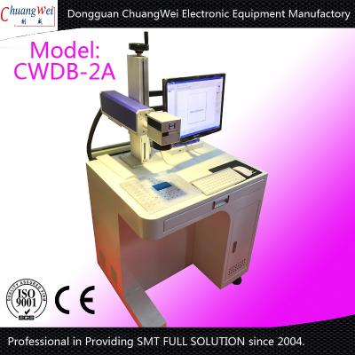 Chine Machine à étiquettes de carte PCB de laser de fibre professionnelle pour le laser mental marquant USB standard à vendre