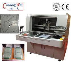 China Dual Table CEM PCB Router depaneling machine 60000RPM for sale