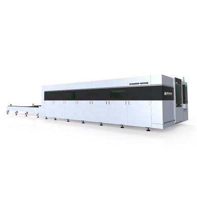 China China Laser Cutting Machine 1000w 2000w 3000w 4000w 6000w Water Cooled Metal Laser Cutter With Exchange Table for sale