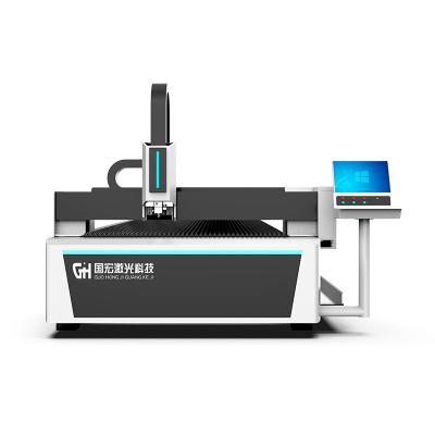 China 1000w 2000w water cooled fiber laser cutting machine for stainless steel, aluminum, alloy, steel sheet for sale