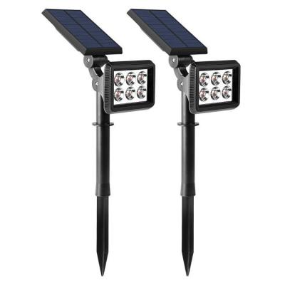 China Solar Spotlight IP65 Waterproof Solar Powered Outdoor LED Spot Lawn Spike Light 300lm for sale